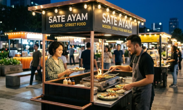 Street Food Naik Kelas Dengan Konsep Modern